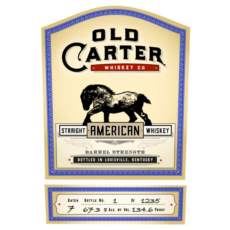 Old Carter American Whiskey Batch 8