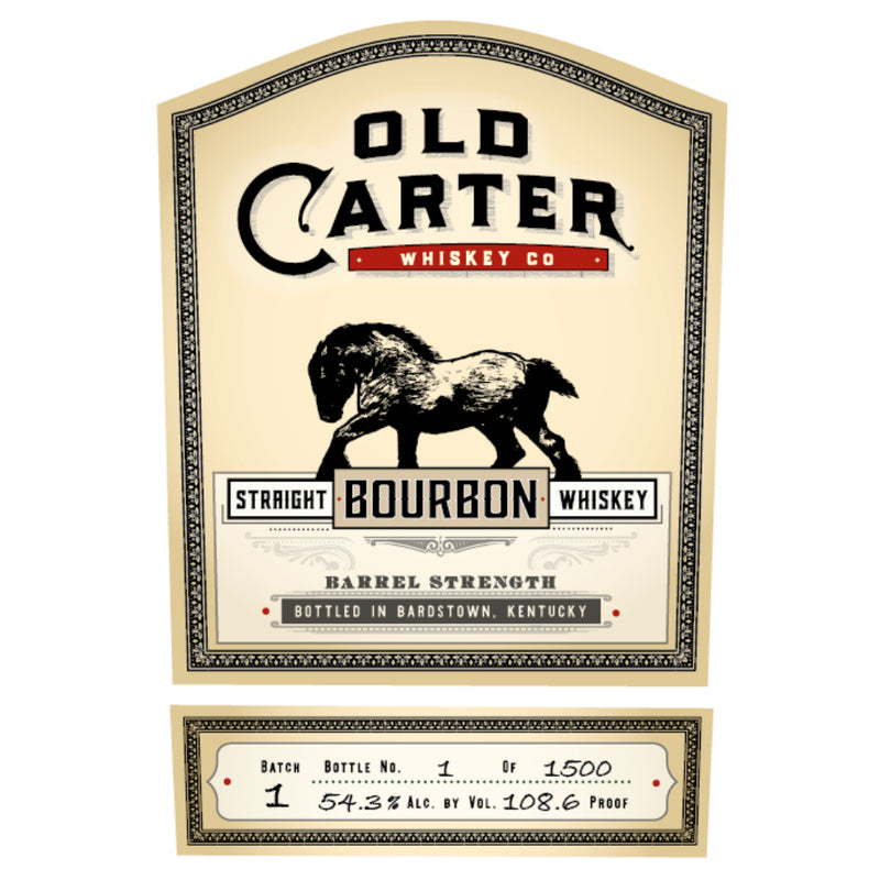 Old Carter Barrel Strength Batch 1