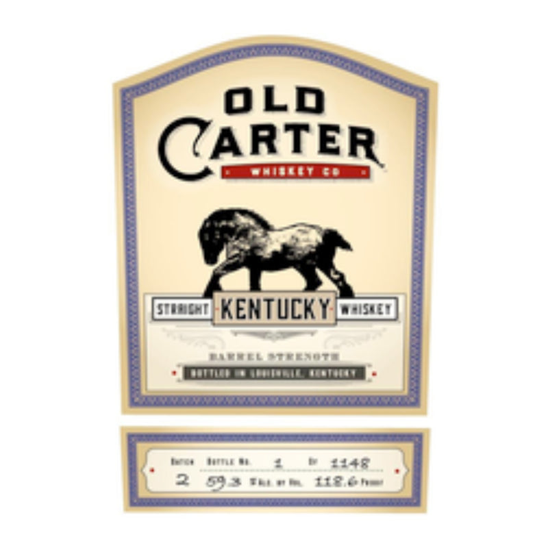 Old Carter Barrel Strength Bourbon Batch 2