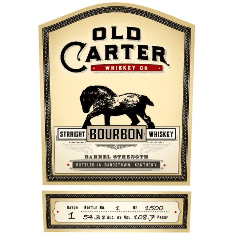 Old Carter Barrel Strength Bourbon Batch 