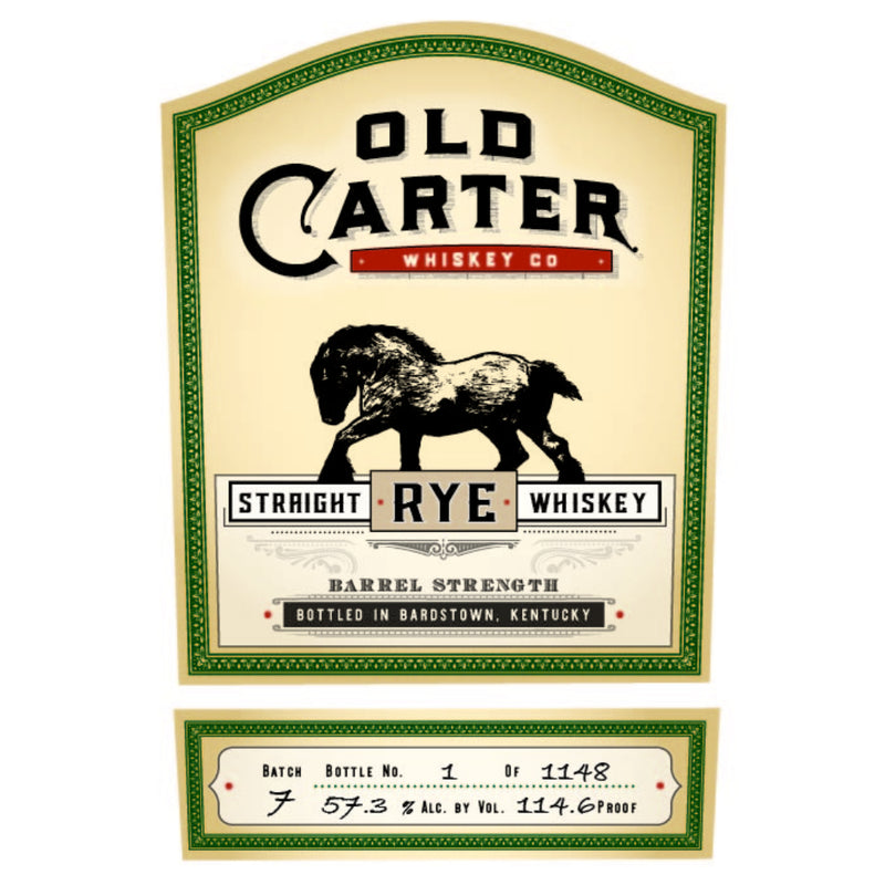 Old Carter Rye Batch 7