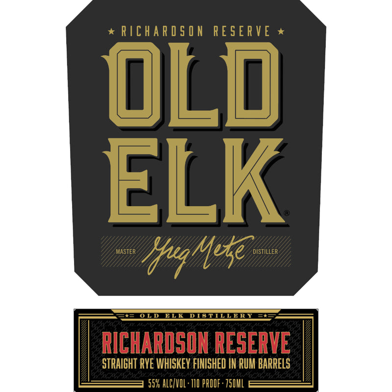 Old Elk Richardson Reserve Straight Rye