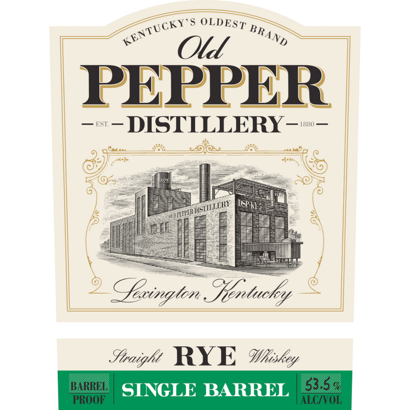 Old Pepper Single Barrel Barrel Proof Rye