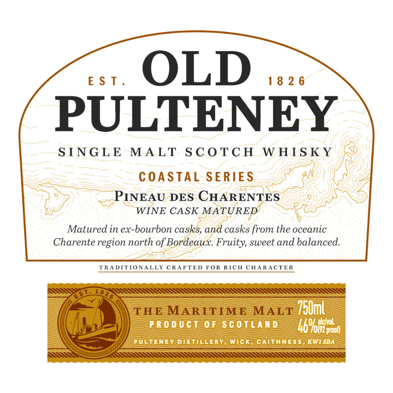 Old Pulteney Coastal Series Pineau Des Charentes Wine Cask Matured