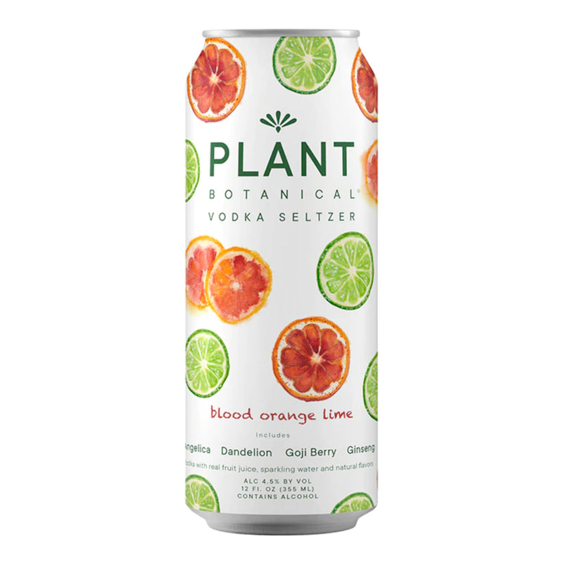 Plant Botanical Blood Orange Lime Vodka Seltzer 4PK