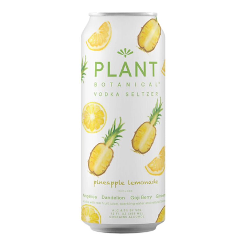 Plant Botanical Pineapple Lemonade Vodka Seltzer 4PK
