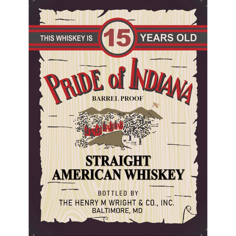 Pride of Indiana 15 Year Old Straight American Whiskey