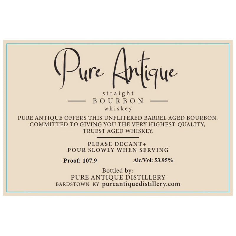 Pure Antique 14 Year Old Straight Bourbon