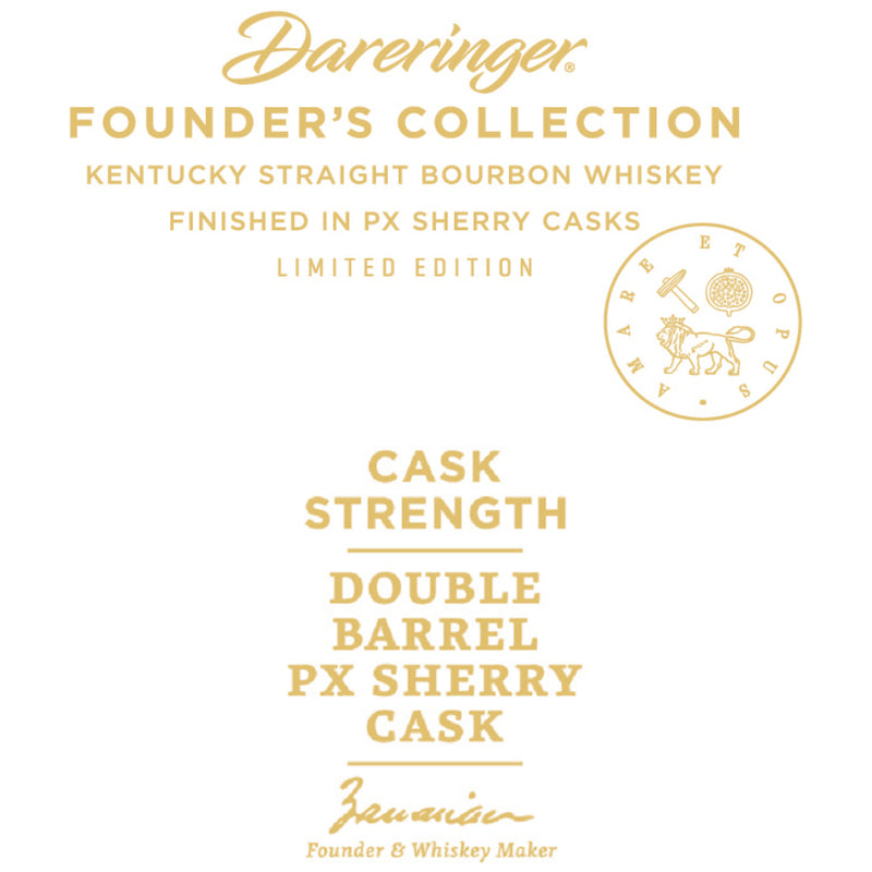 Rabbit Hole Founder’s Collection Dareringer PX Sherry Cask Bourbon