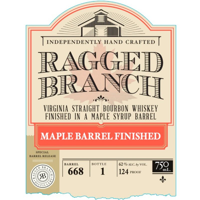 Ragged Branch Maple Syrup Barrel Finished Bourbon