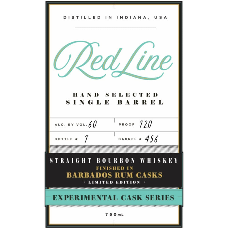 Red Line Experimental Cask Bourbon Finished in Barbados Rum Casks