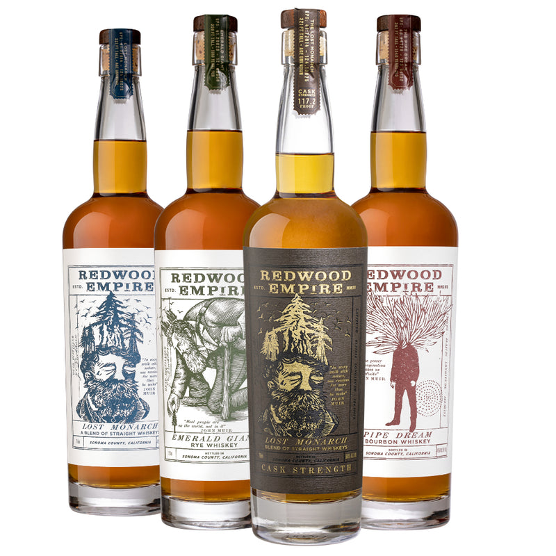 Redwood Empire Cask Strength Lost Monarch Blended Whiskey Bundle