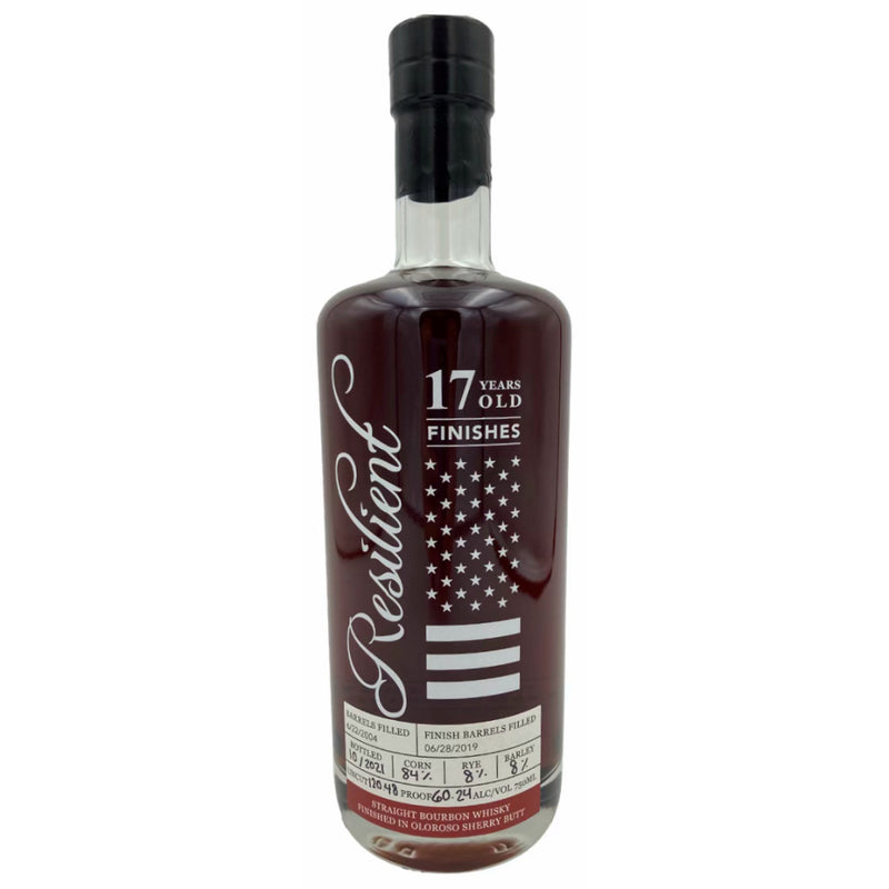 Resilient 17 Year Old Bourbon 116.7 Proof