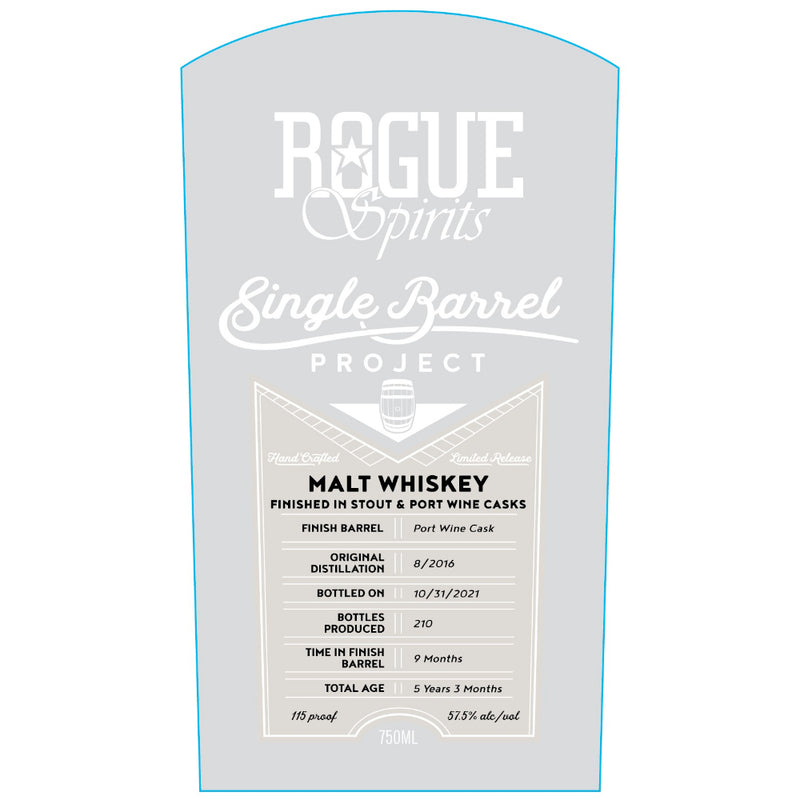 Rogue Single Barrel Project Malt Whiskey