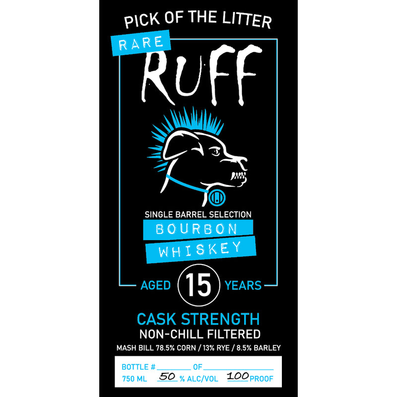 Ruff Pick Of The Litter 15 Year Old Bourbon