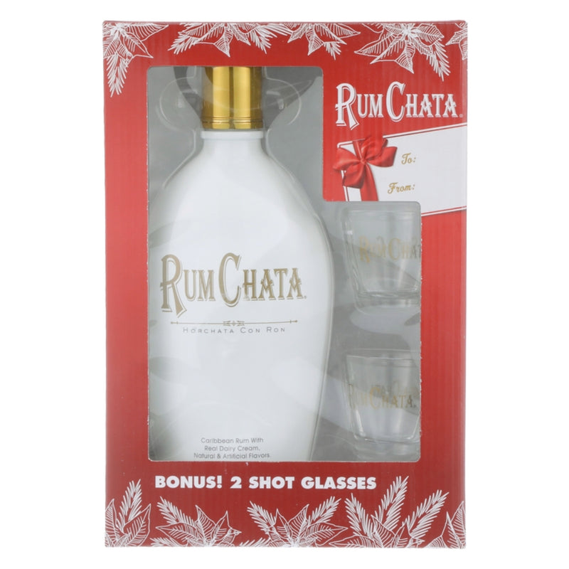 RumChata With 2 Shot Glasses