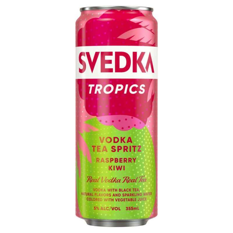 SVEDKA Tropics Raspberry Kiwi Vodka Tea Spritz