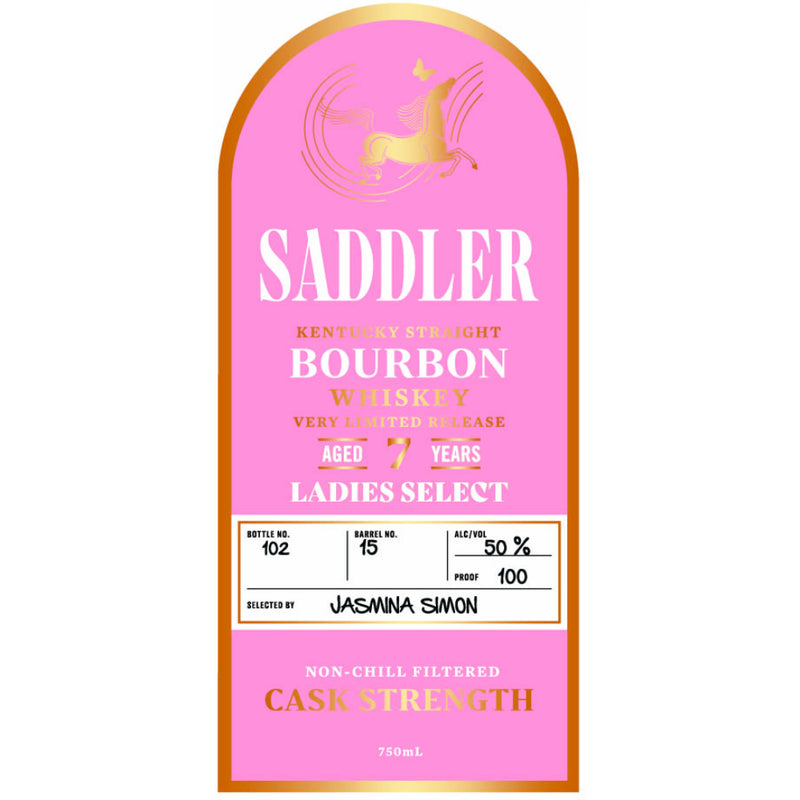 Saddler 7 Year Old Ladies Select Kentucky Straight Bourbon