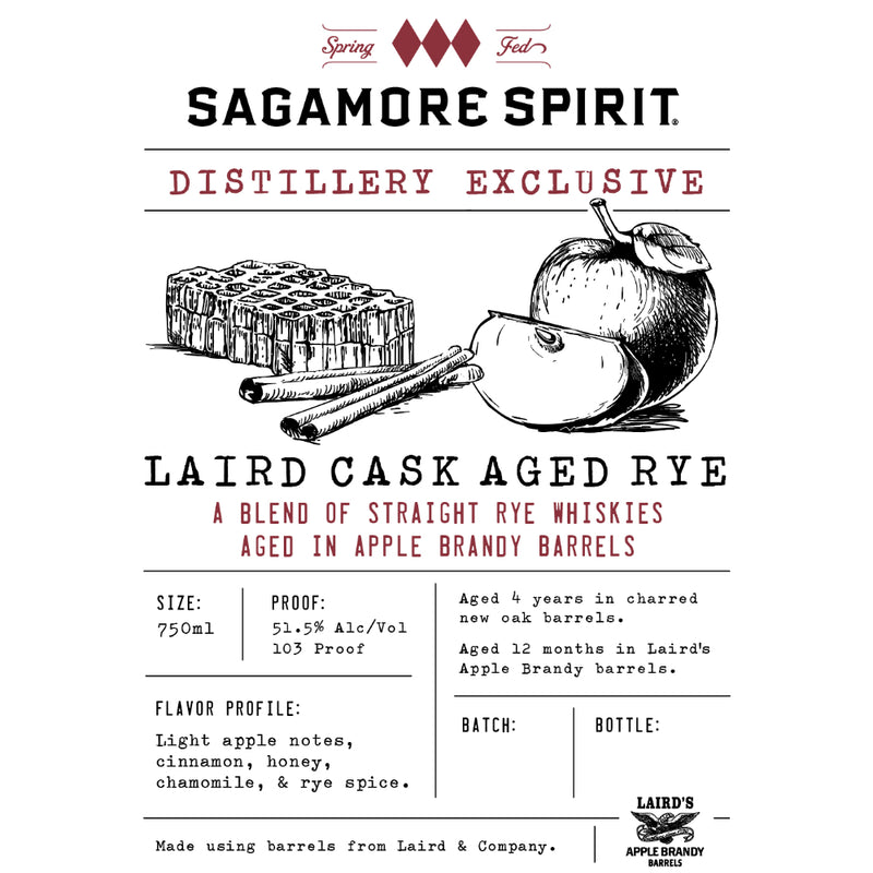 Sagamore Spirit Laird Cask Aged Rye