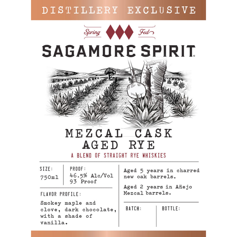Sagamore Spirit Mezcal Cask Aged Rye