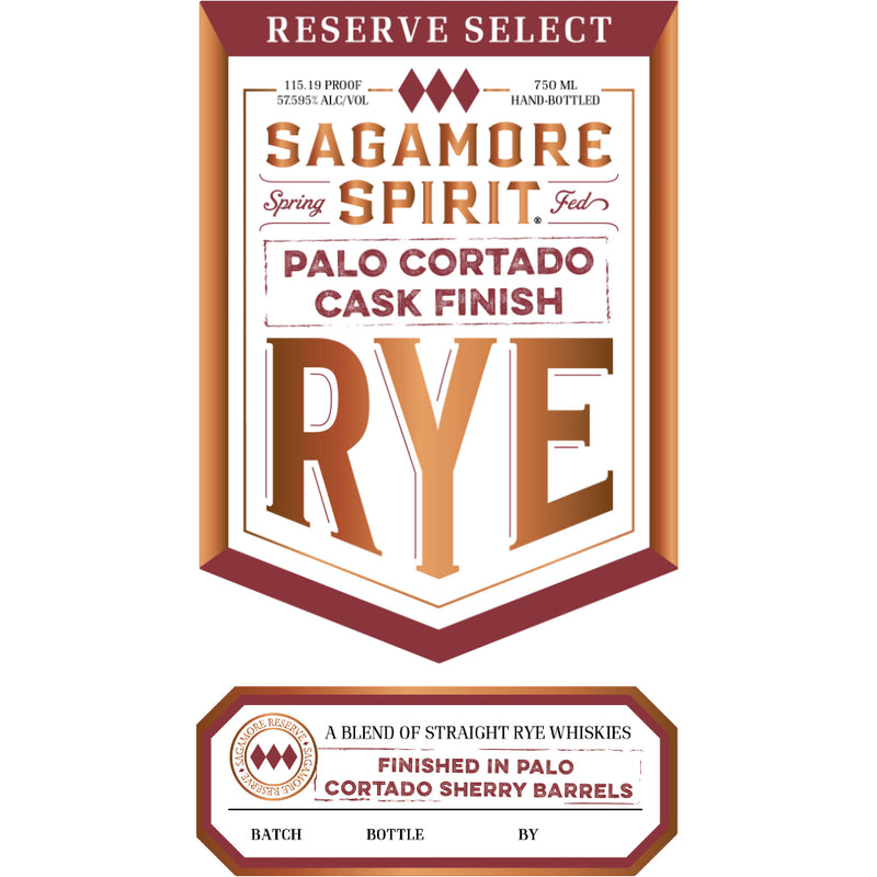 Sagamore Spirit Reserve Select Palo Cortado Cask Finish Rye