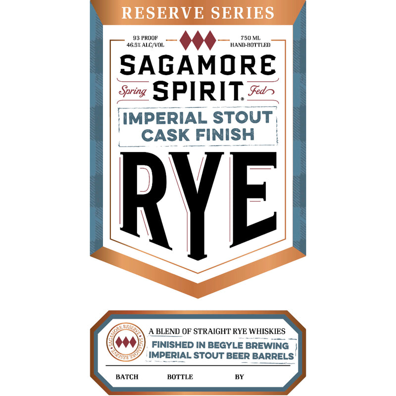 Sagamore Spirit Reserve Series Imperial Stout Cask Finish Rye
