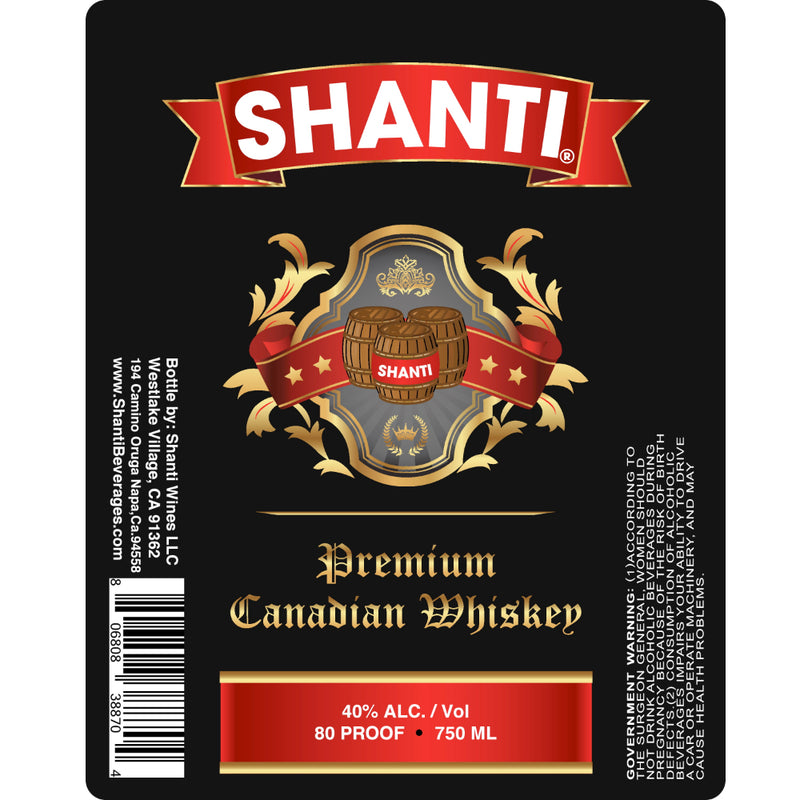 Shanti Premium Canadian Whiskey