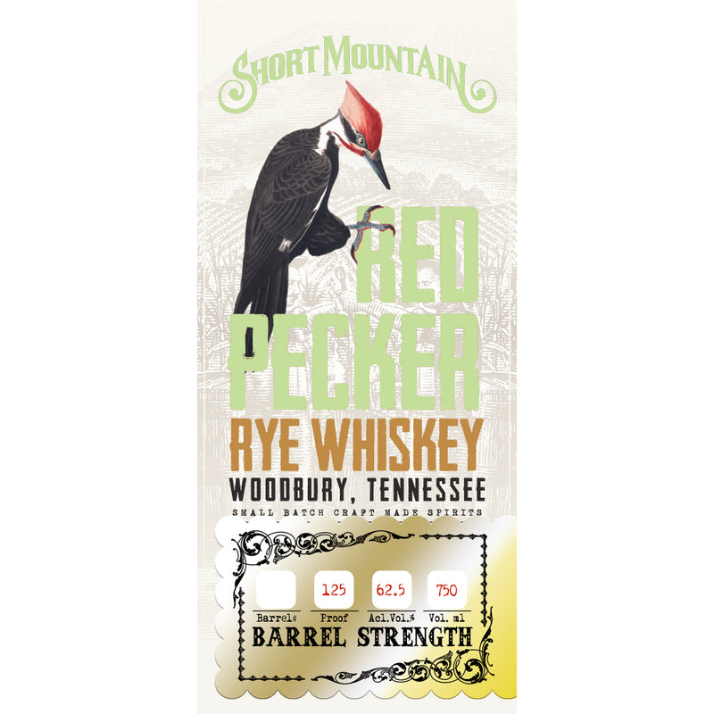 Short Mountain Red Pecker Rye Whiskey