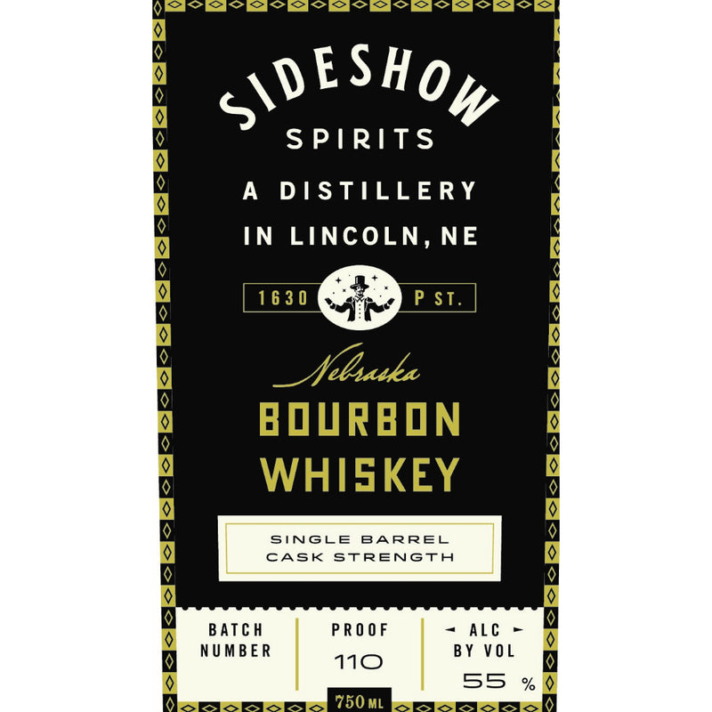 Sideshow Spirits Nebraska Bourbon Whiskey