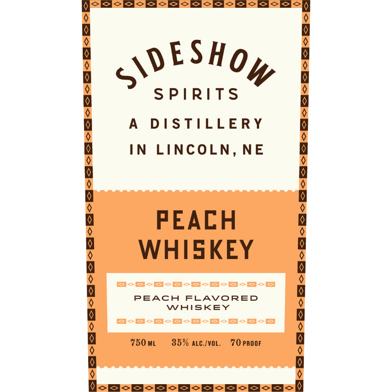 Sideshow Spirits Peach Whiskey