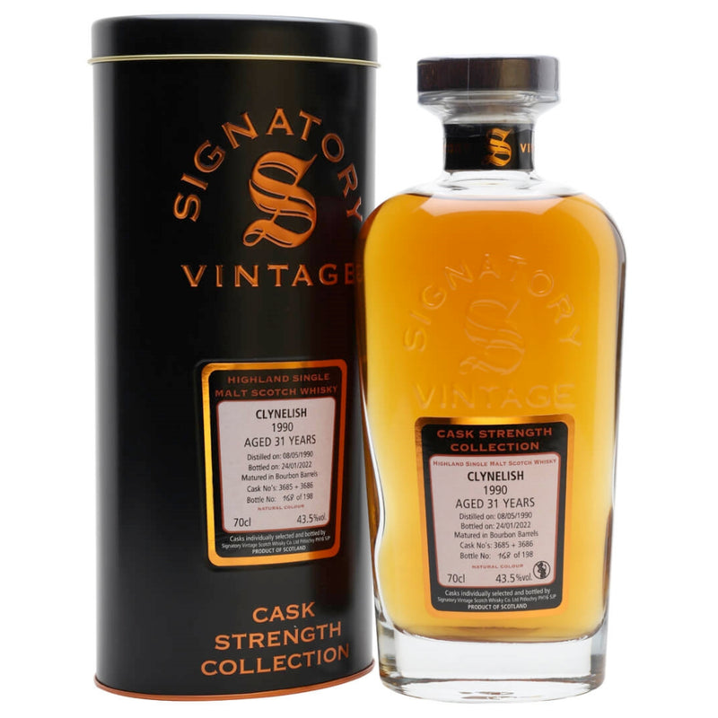 Signatory Cask Strength Collection Clynelish 31 Year Old 1990