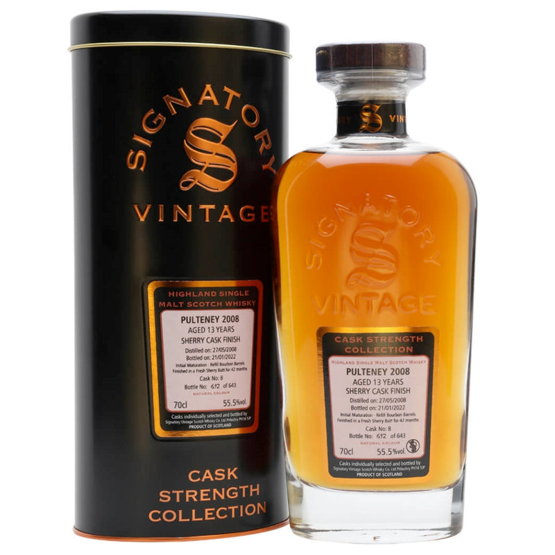 Signatory Cask Strength Collection Pulteney 13 Year Old 2008