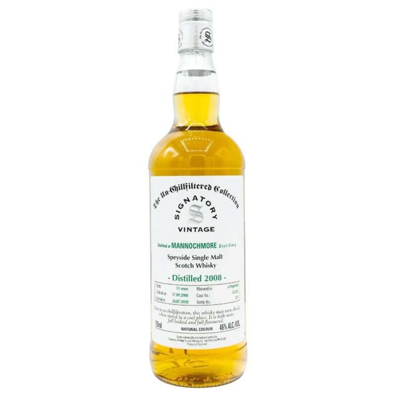 Signatory The Un-Chillfiltered Collection 13 Year Old Mannochmore 2008