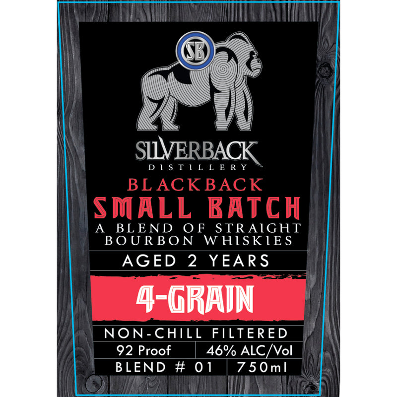 Silverback Blackback 4 Grain Blended Bourbon