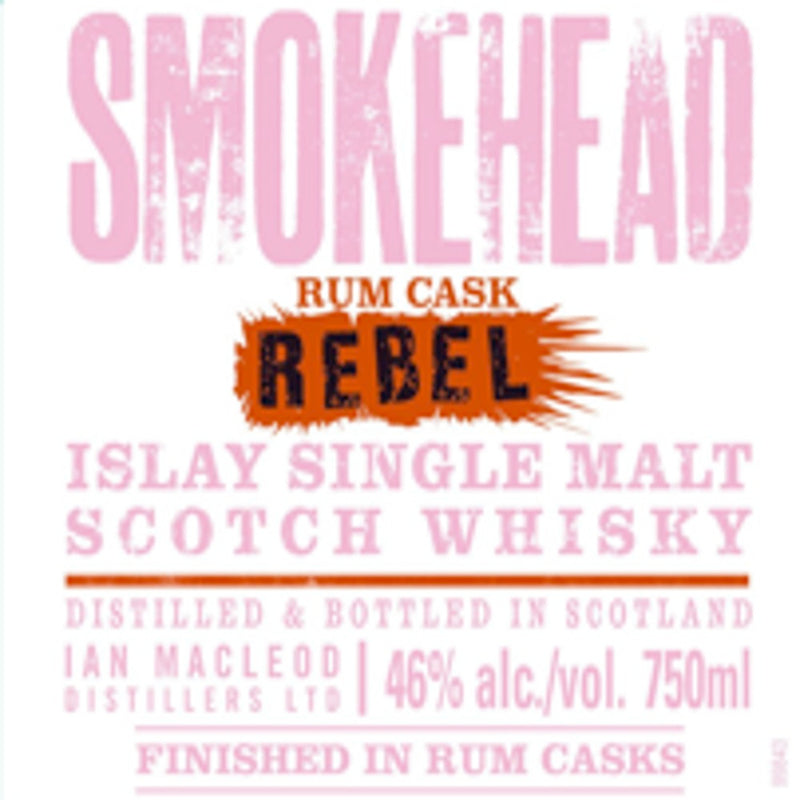 Smokehead Rum Cask Rebel Islay Single Malt Scotch