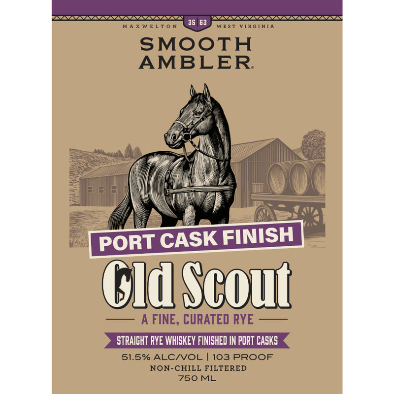 Smooth Ambler Old Scout Port Cask Finished Straight Rye