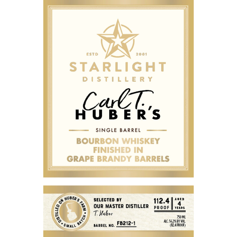 Starlight Bourbon Finished in Grape Brandy Barrels