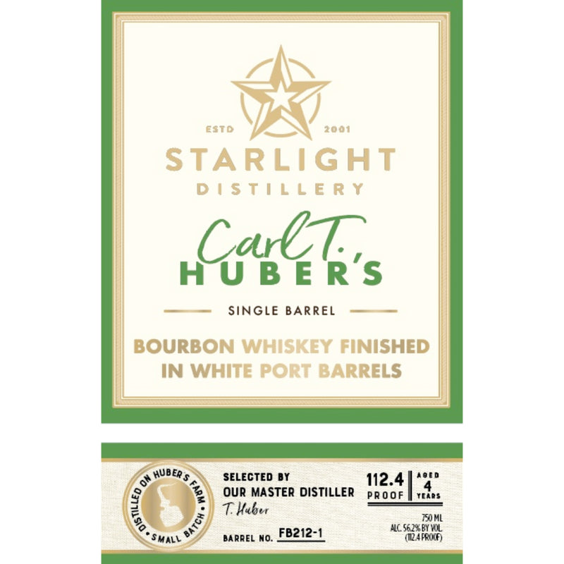 Starlight Bourbon Finished in White Port Barrels