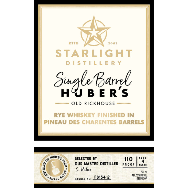 Starlight Rye Finished in Pineau des Charentes Barrels