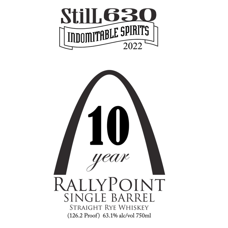 StilL 630 10 Year Rallypoint Single Barrel Straight Rye
