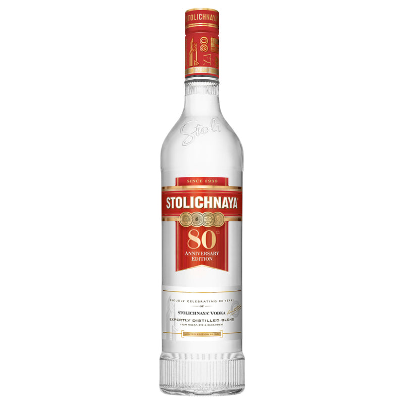 Stolichnaya 80th Anniversary Edition Vodka
