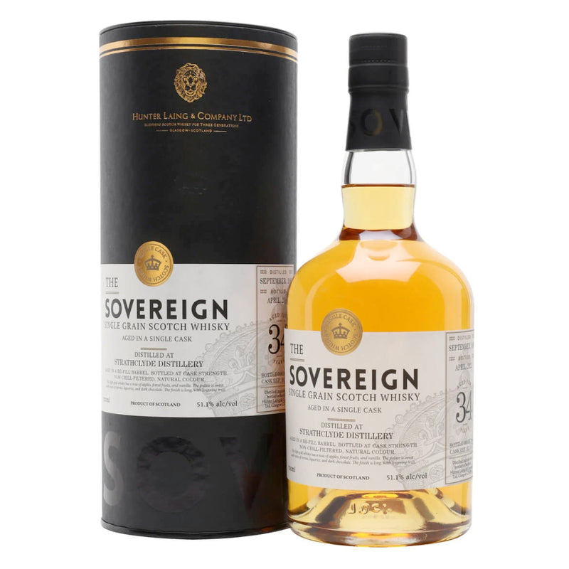 Strathclyde 1987 34 Year Old The Sovereign Single Grain Scotch