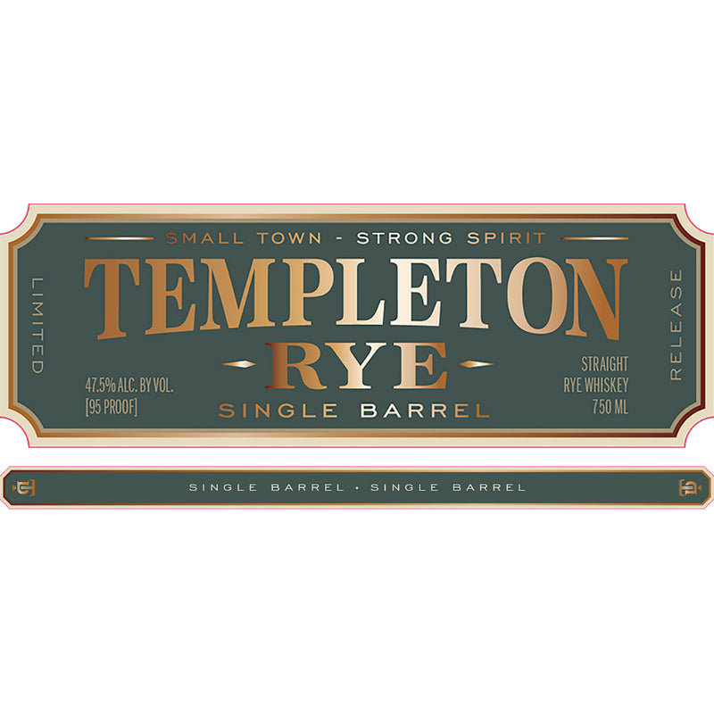 Templeton Single Barrel Rye