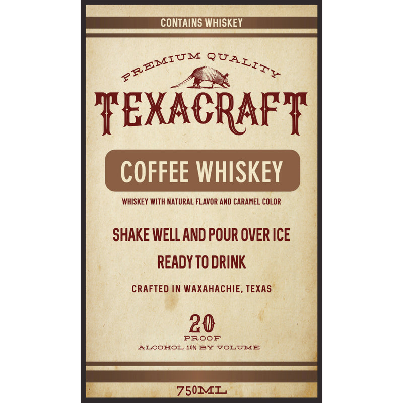 Texacraft Coffee Whiskey
