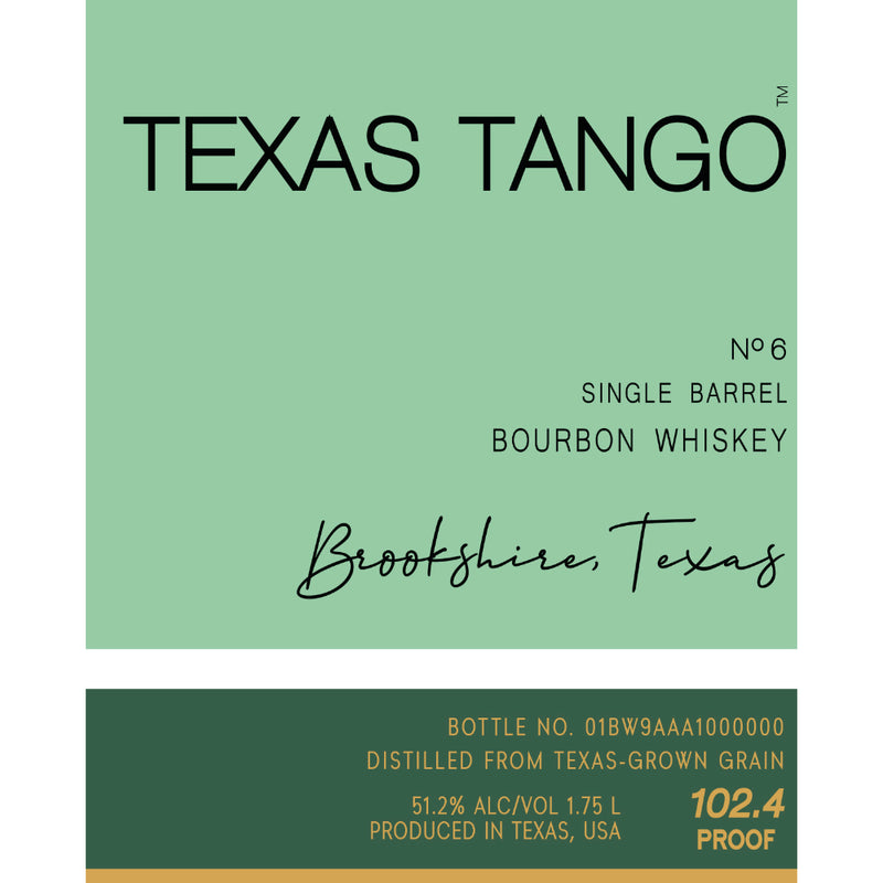 Texas Tango Single Barrel Bourbon