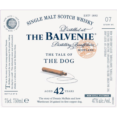 The Balvenie The Tale Of The Dog 42 Year Old
