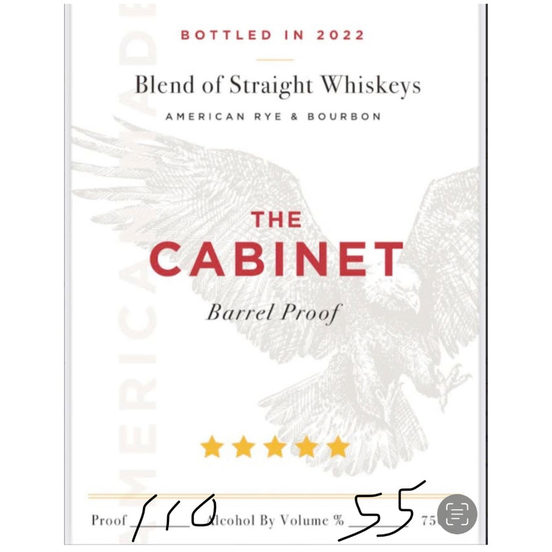 The Cabinet Barrel Proof Blended Whiskey