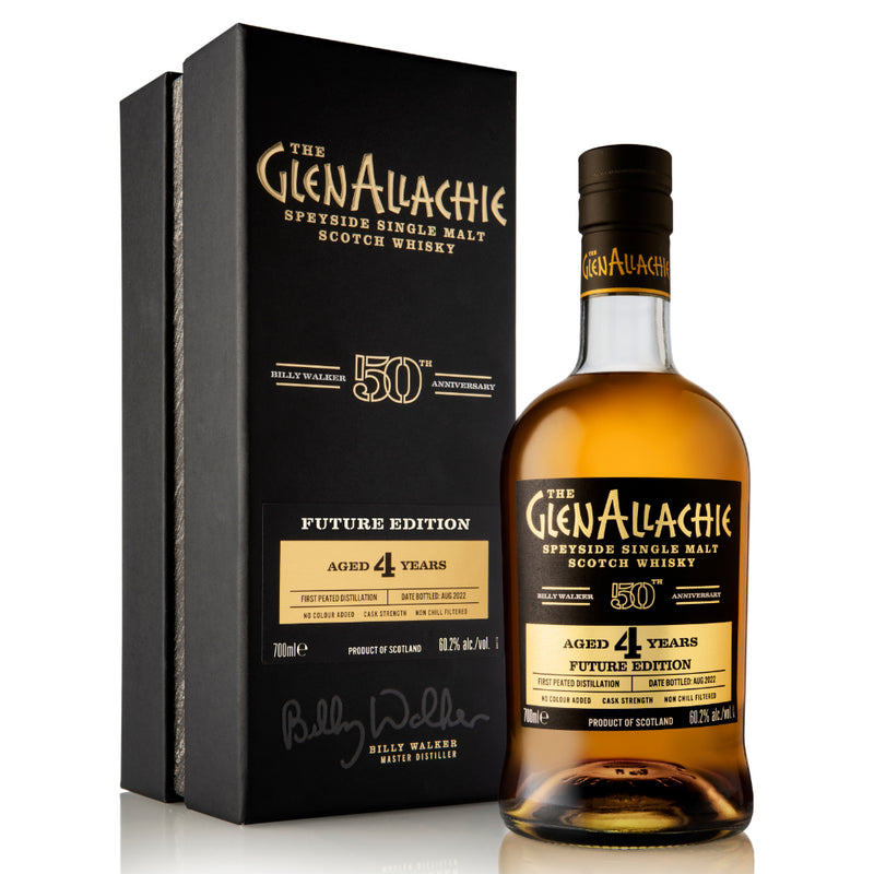The GlenAllachie Future Edition 4 Year Peated Single Malt Scotch
