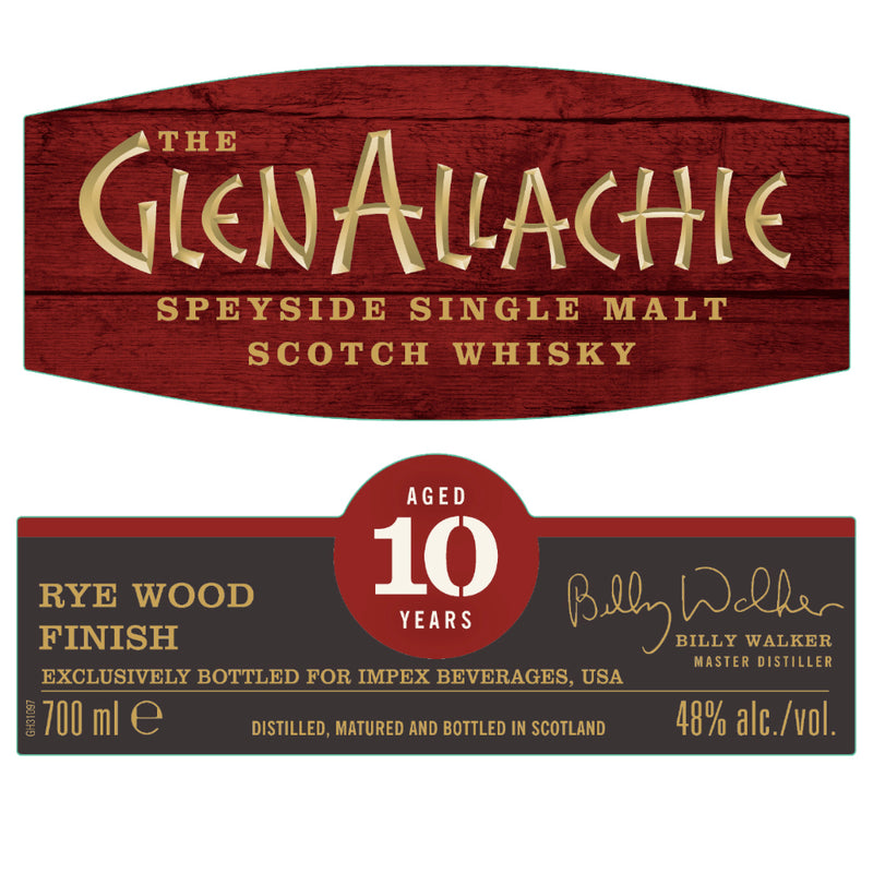 The GlenAllachie Ryewood Finish 10 Year Old