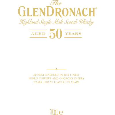 The Glendronach 50 Years Old